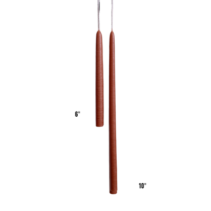 Skinny Tapered Candles - Clay