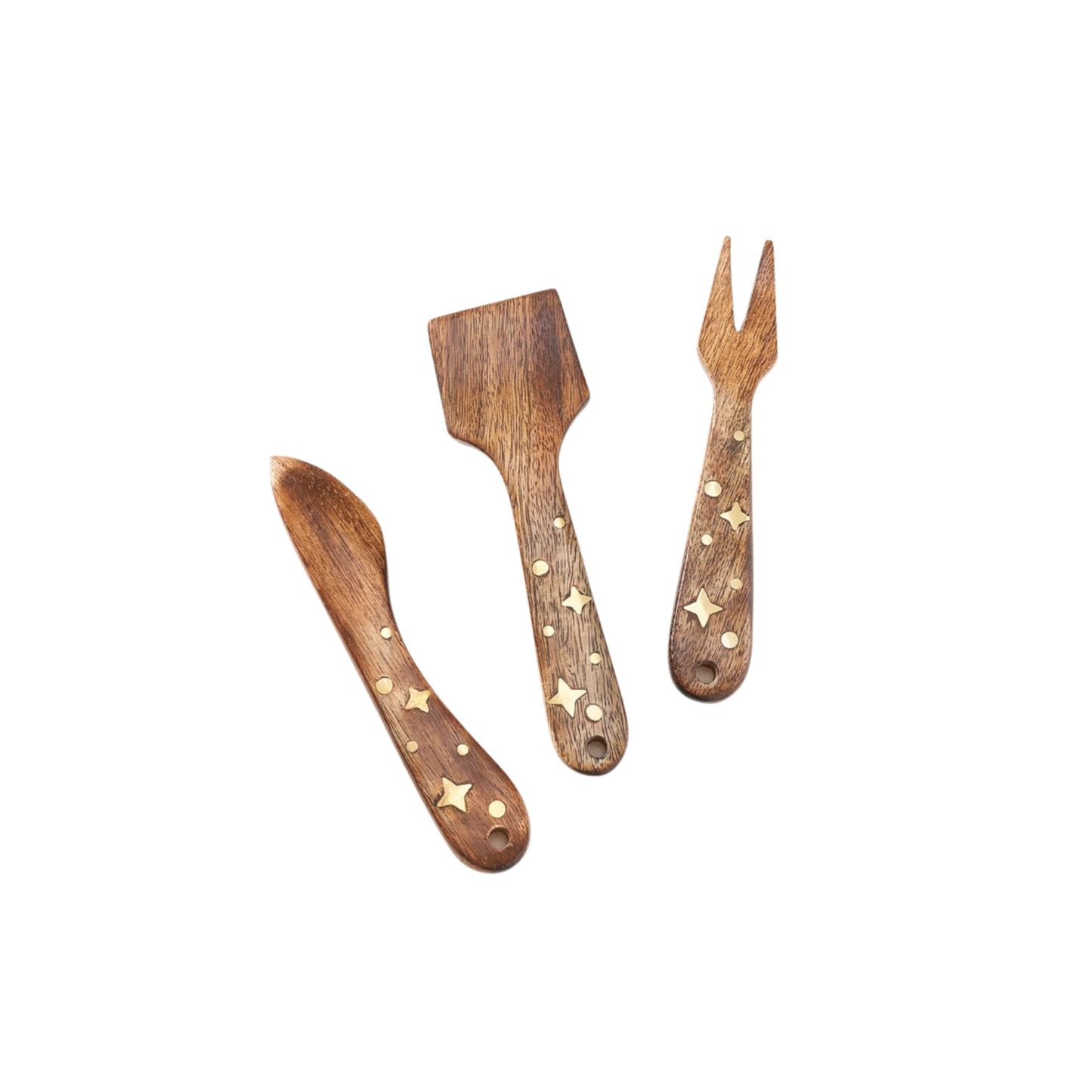Nakshatra Cheese Knife Set - 3pc