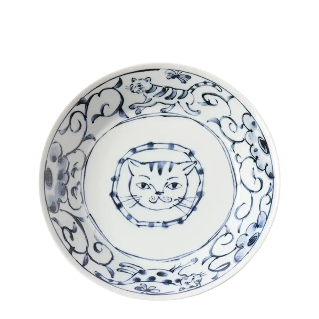 Plate 8" Cat Face