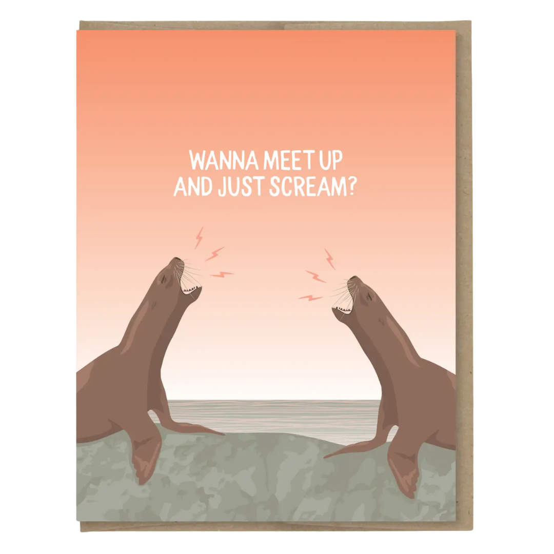 Just Scream Card
