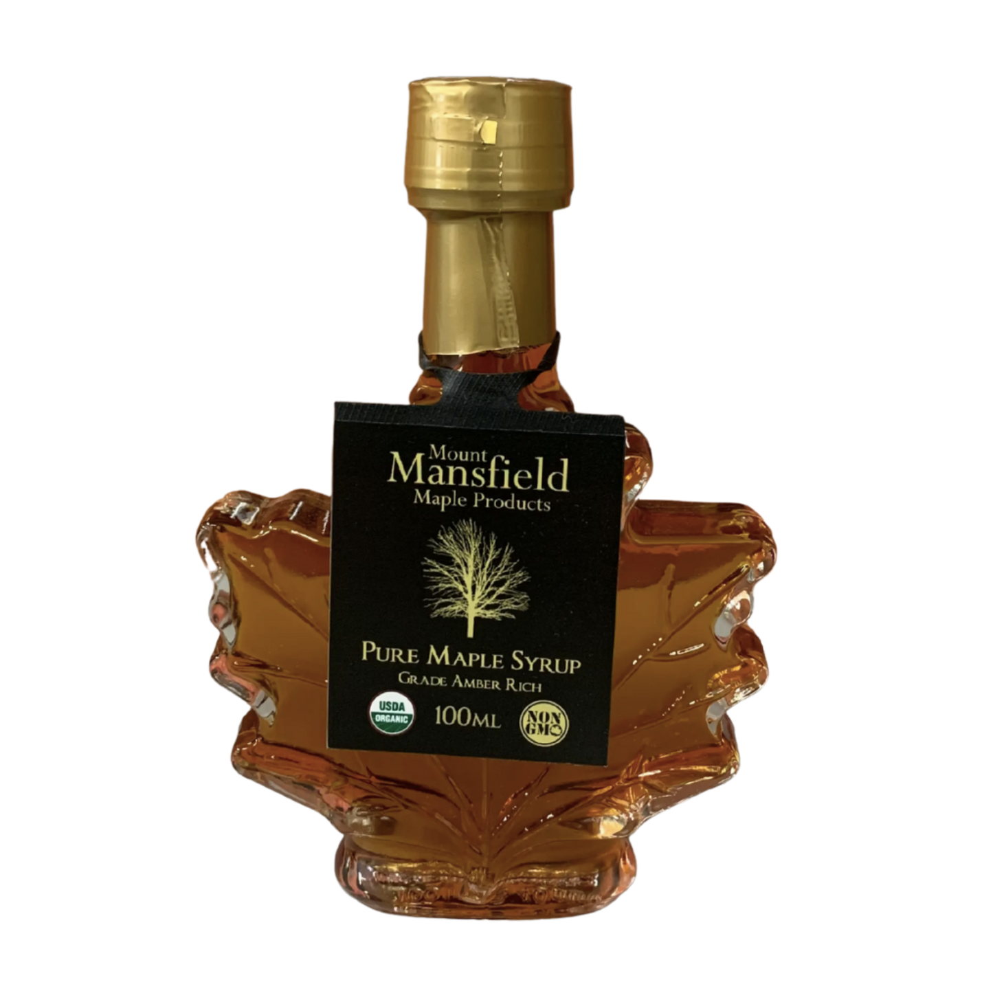 Pure Vermont Maple Syrup in Maple Leaf Bottle