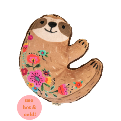 Sloth Sherpa Neck Microwavable Heating Pad