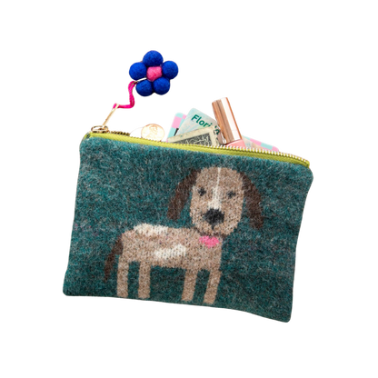 Intarsia Sweater Pouch