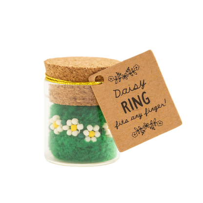 Beaded Daisy Ring