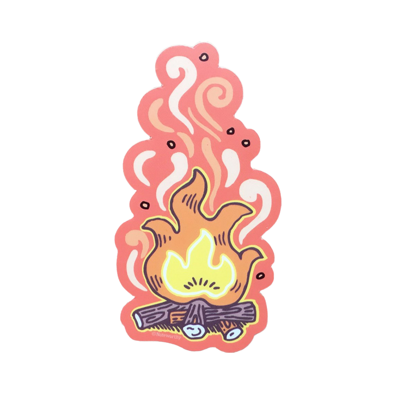 Campfire Sticker
