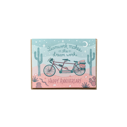 Tandem Anniversary Card