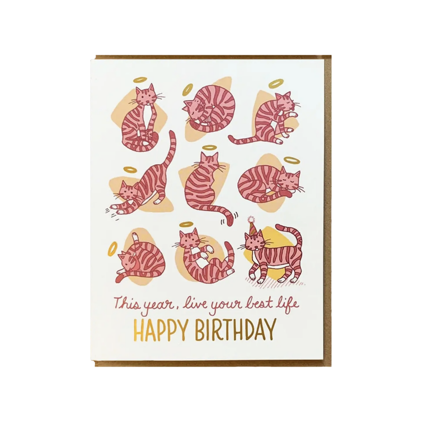 9 Lives Birthday Card