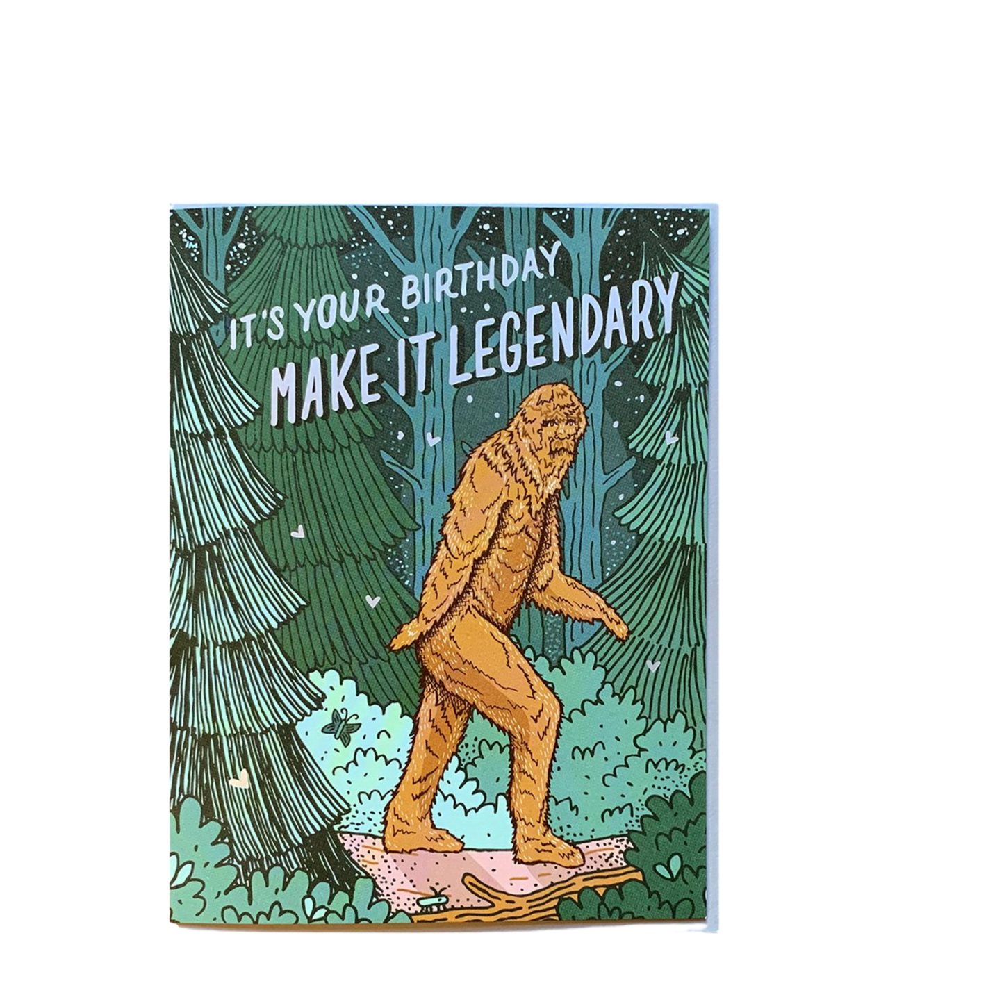 Bigfoot Birthday Greeting Card