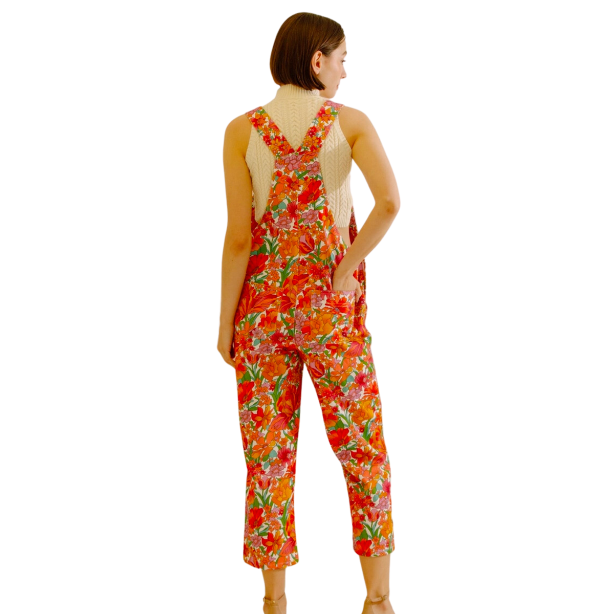 Bright Multi Floral Overall Pants – Daydream Art Supply