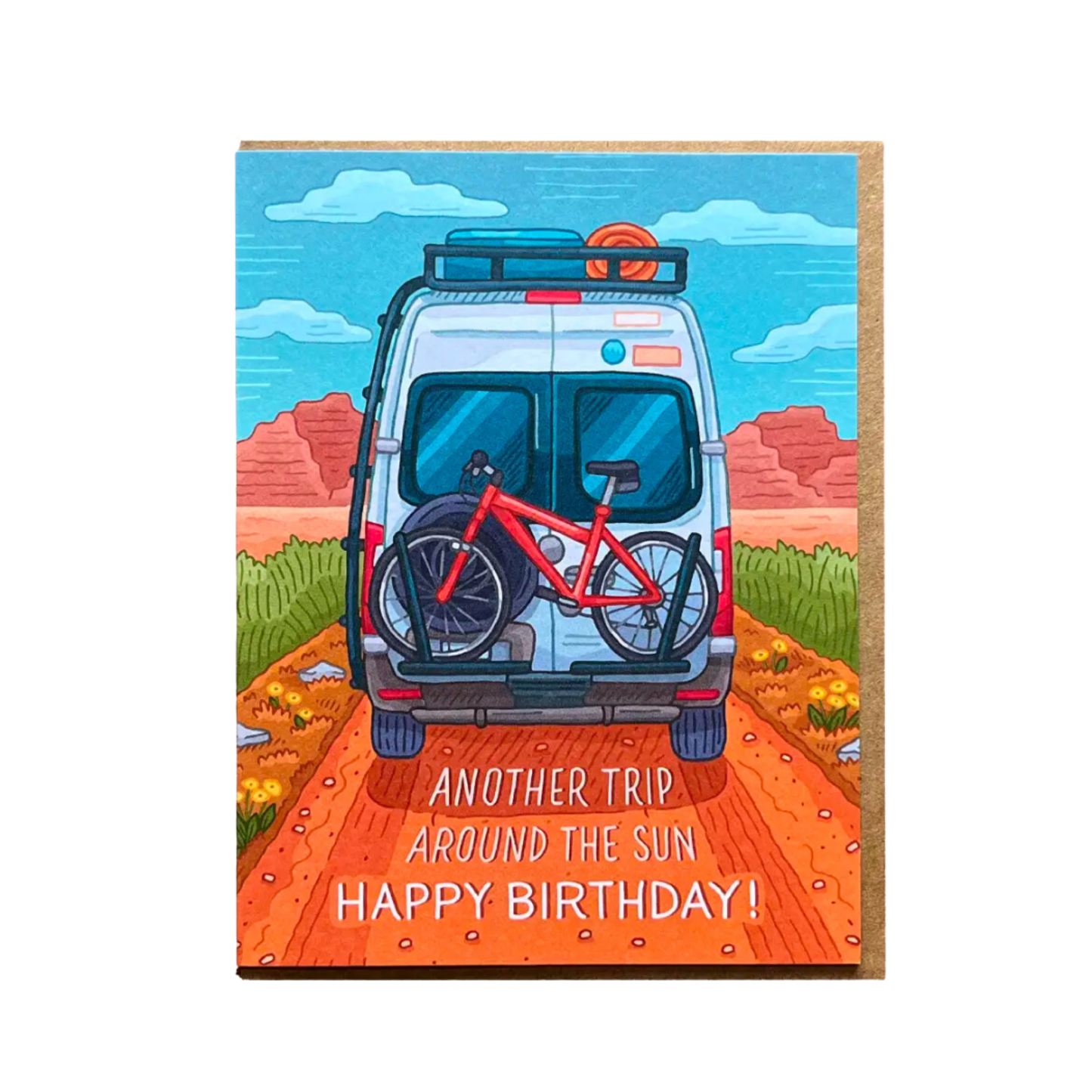 Birthday Van Trip Card