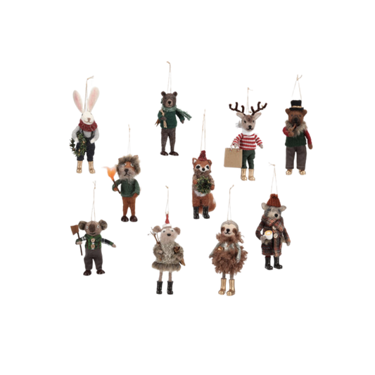 Woodland Animal Ornament