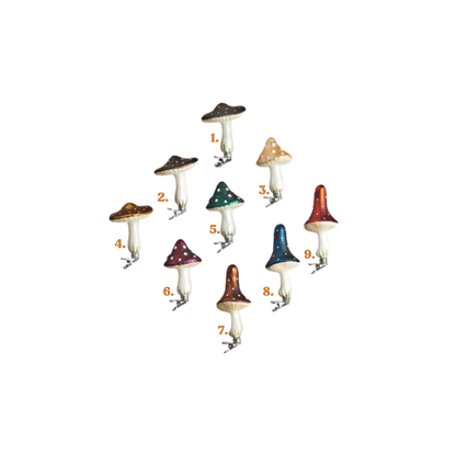Mushroom Clip-on Ornament