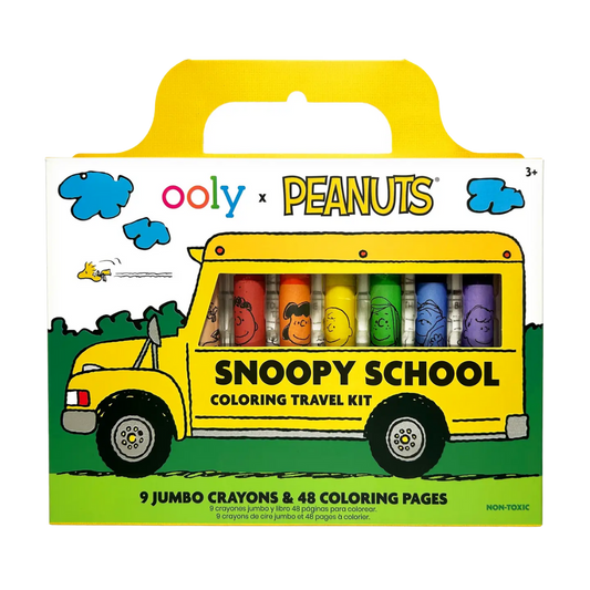 Snoopy School Coloring Travel Kit