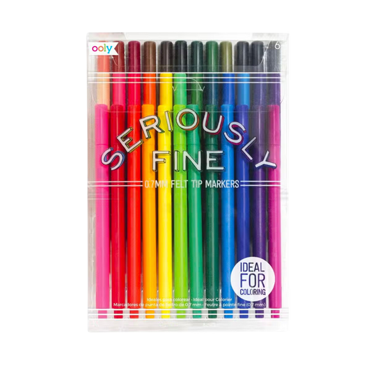 Seriously Fine Felt Tip Markers
