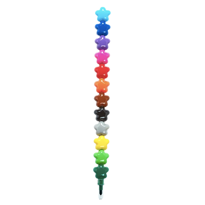 Stacks of Stars Stacking Crayons
