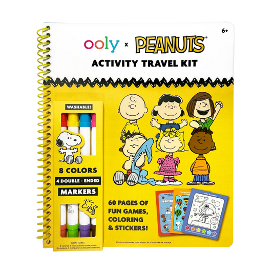 Activity Travel Kit & Double-Ended Markers - Peanuts
