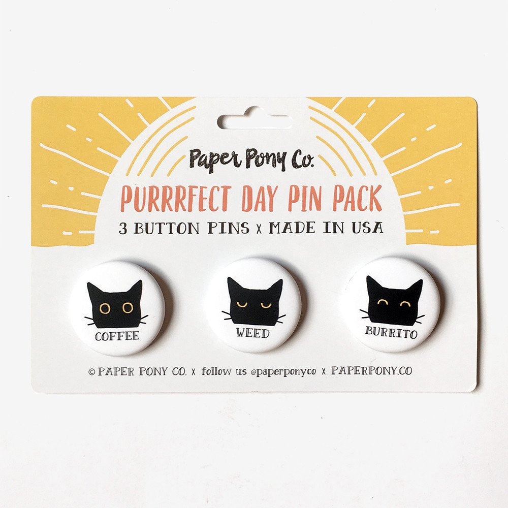 Purrrfect Day Pin Pack
