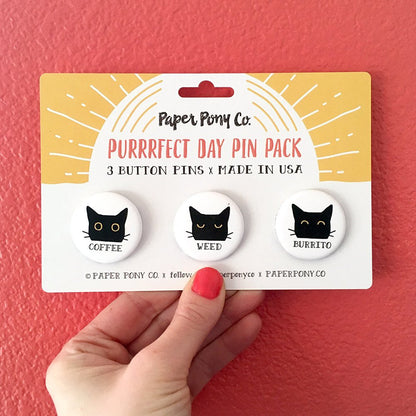 Purrrfect Day Pin Pack