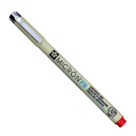 Pigma Micron Red Pen Plastic Nib