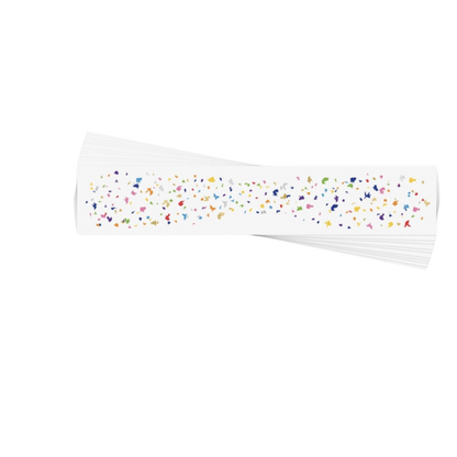 Rainbow Confetti Temporary Tattoo