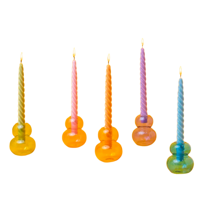 Twisted Taper Candles, 2 Per Pack
