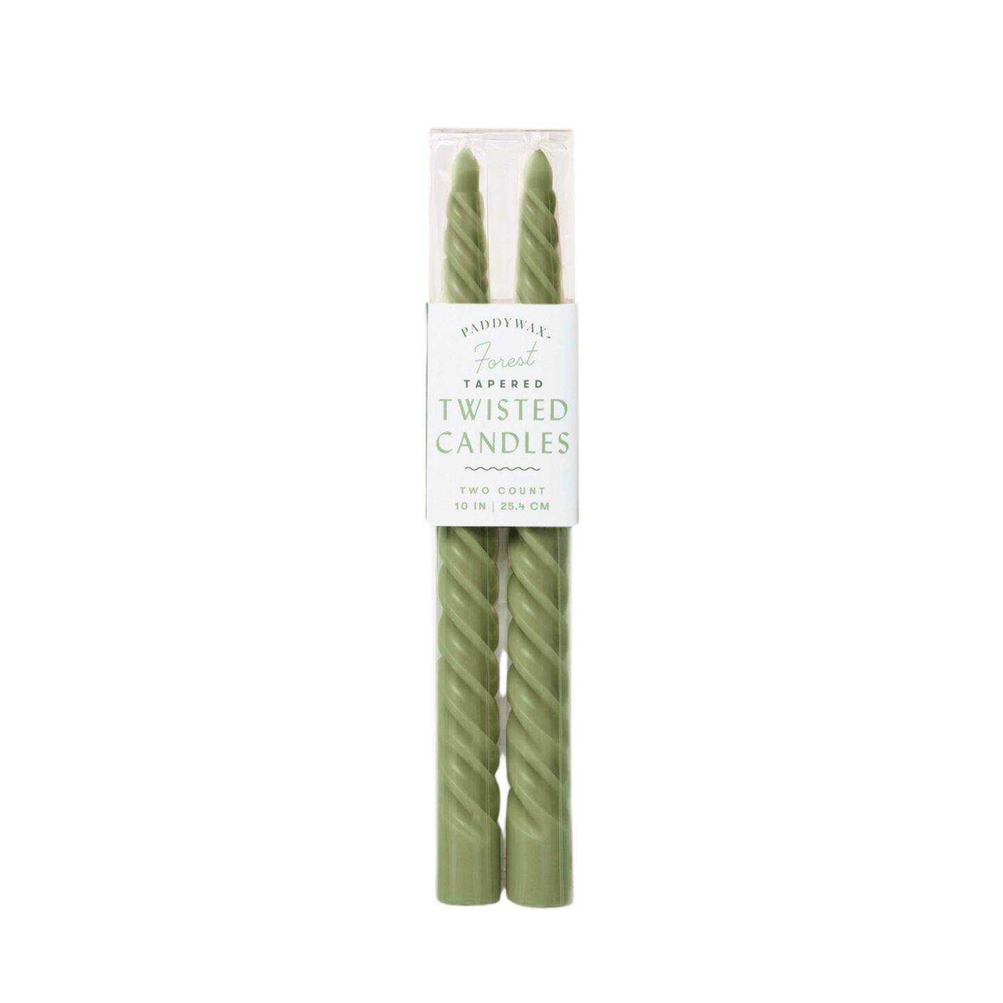 Twisted Taper Candles, 2 Per Pack