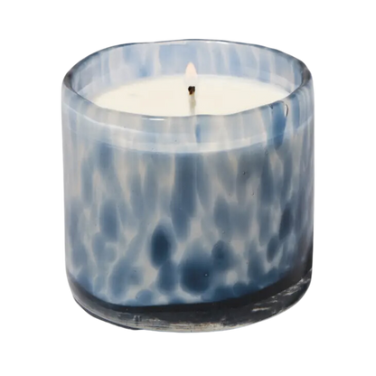 Luxe 8 oz Hand Blown Bubble Glass Candle