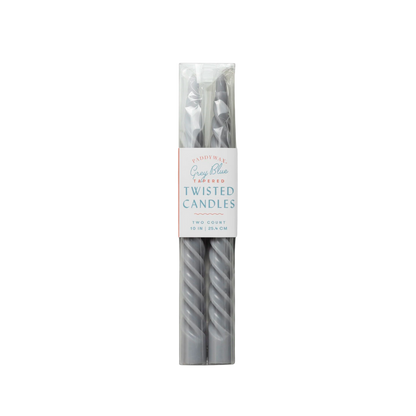 Twisted Taper Candles, 2 Per Pack