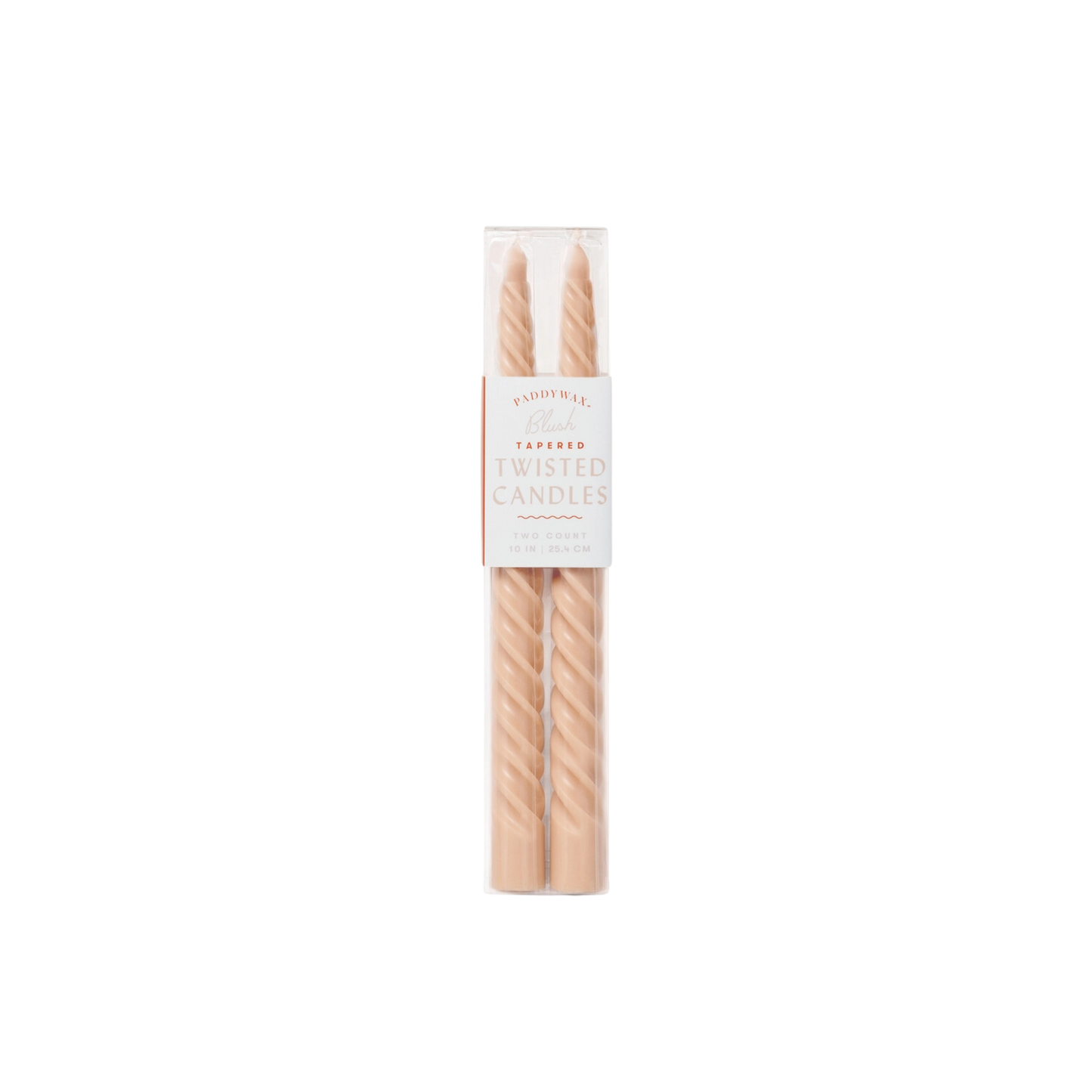 Twisted Taper Candles, 2 Per Pack
