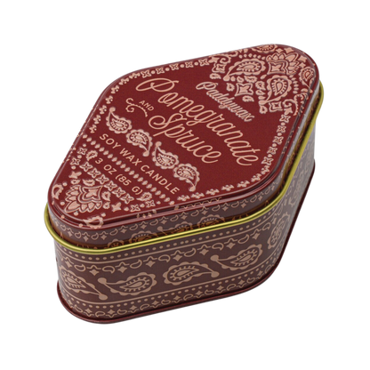 Station 3.5oz Bandana Patterned Tin