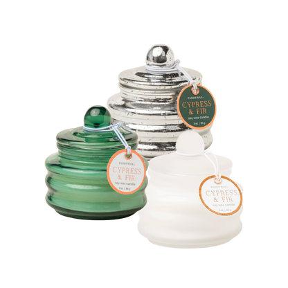 Cypress & Fir 3oz Beam Glass Candle with Lid