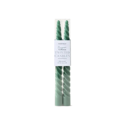 Twisted Taper Candles, 2 Per Pack