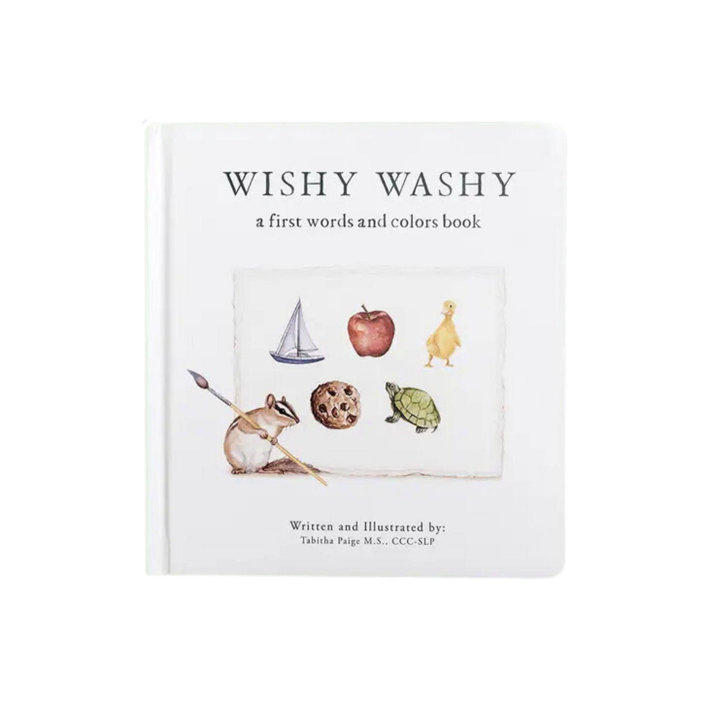 Wishy Washy: A Board Book of First Words and Colors