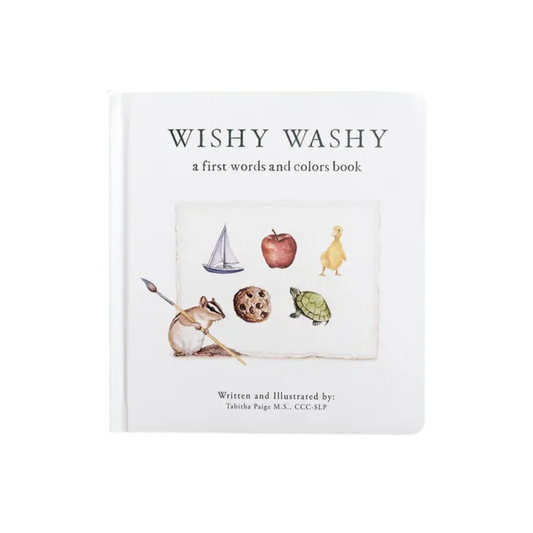 Wishy Washy: A Board Book of First Words and Colors