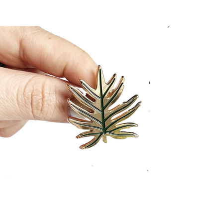 Philodendron Leaf Lapel Pin