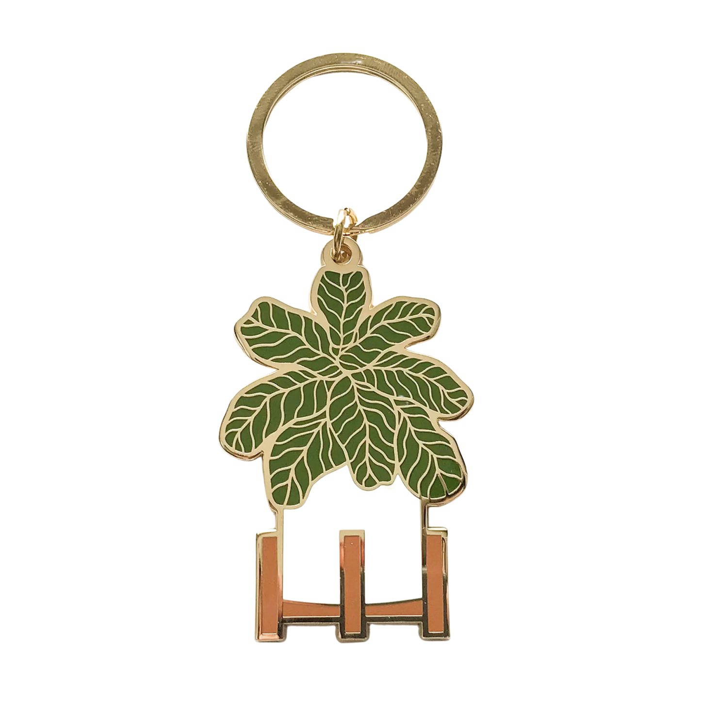 Fiddle Leaf Fig Keychain