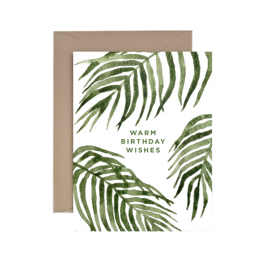 Warm Birthday Wishes Greeting Card