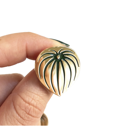 Watermelon Peperomia Pin