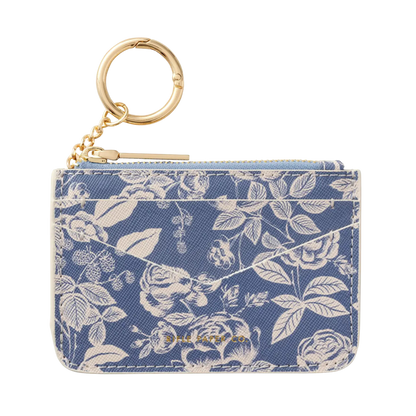 English Rose Key Ring Card Case