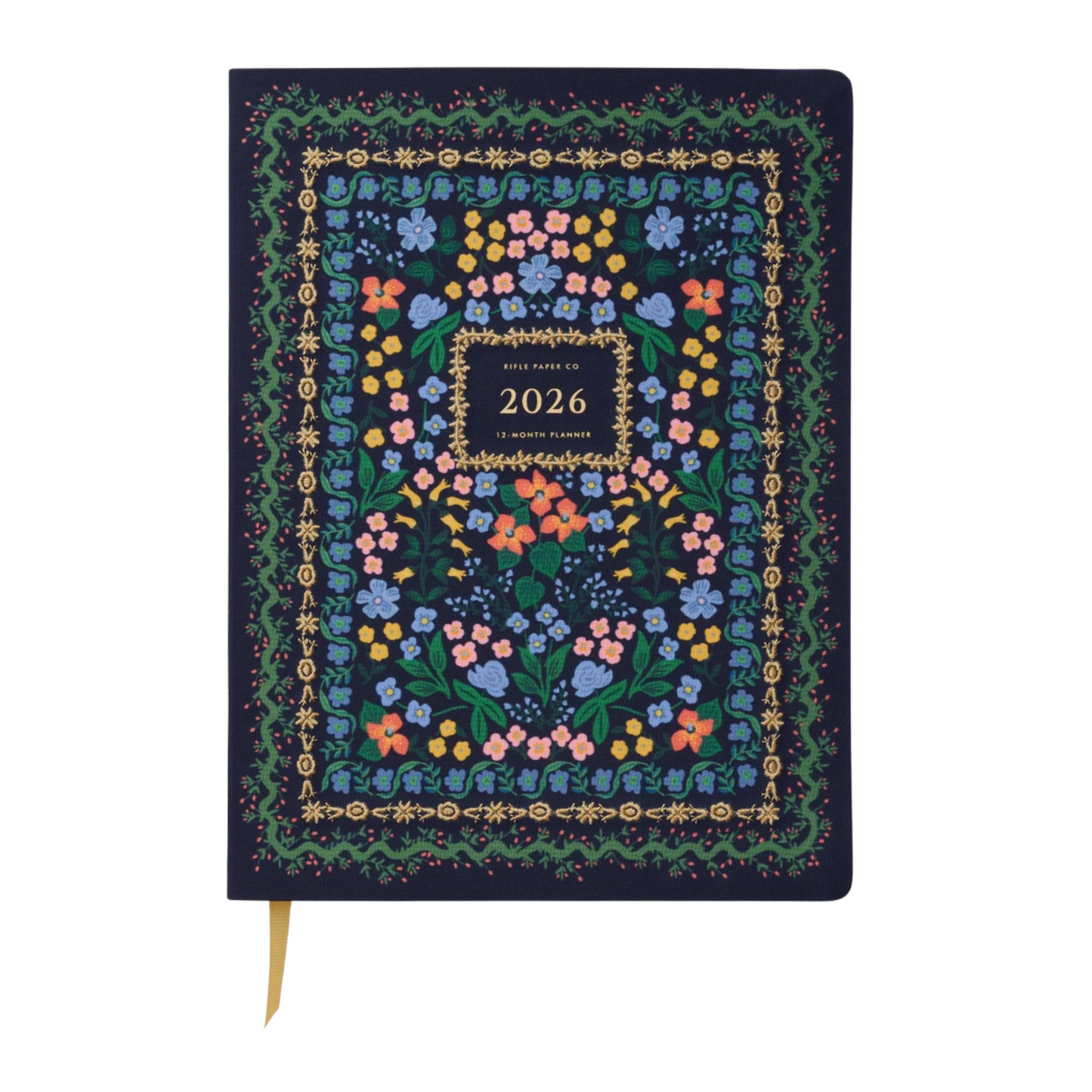 2026 Wildwood 12-Month Embroidered Bookbound Planner
