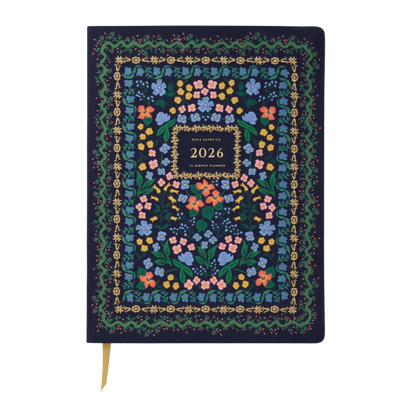 2026 Wildwood 12-Month Embroidered Bookbound Planner