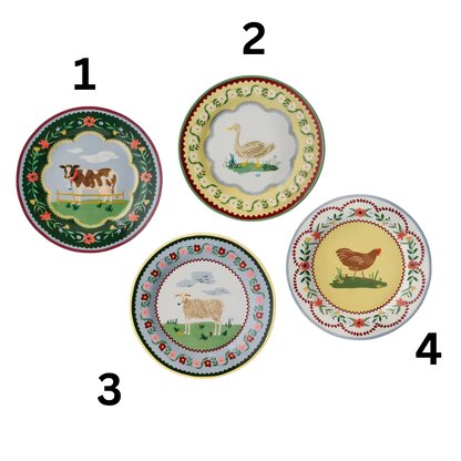 Home Sweet Home Porcelain Dessert Plates