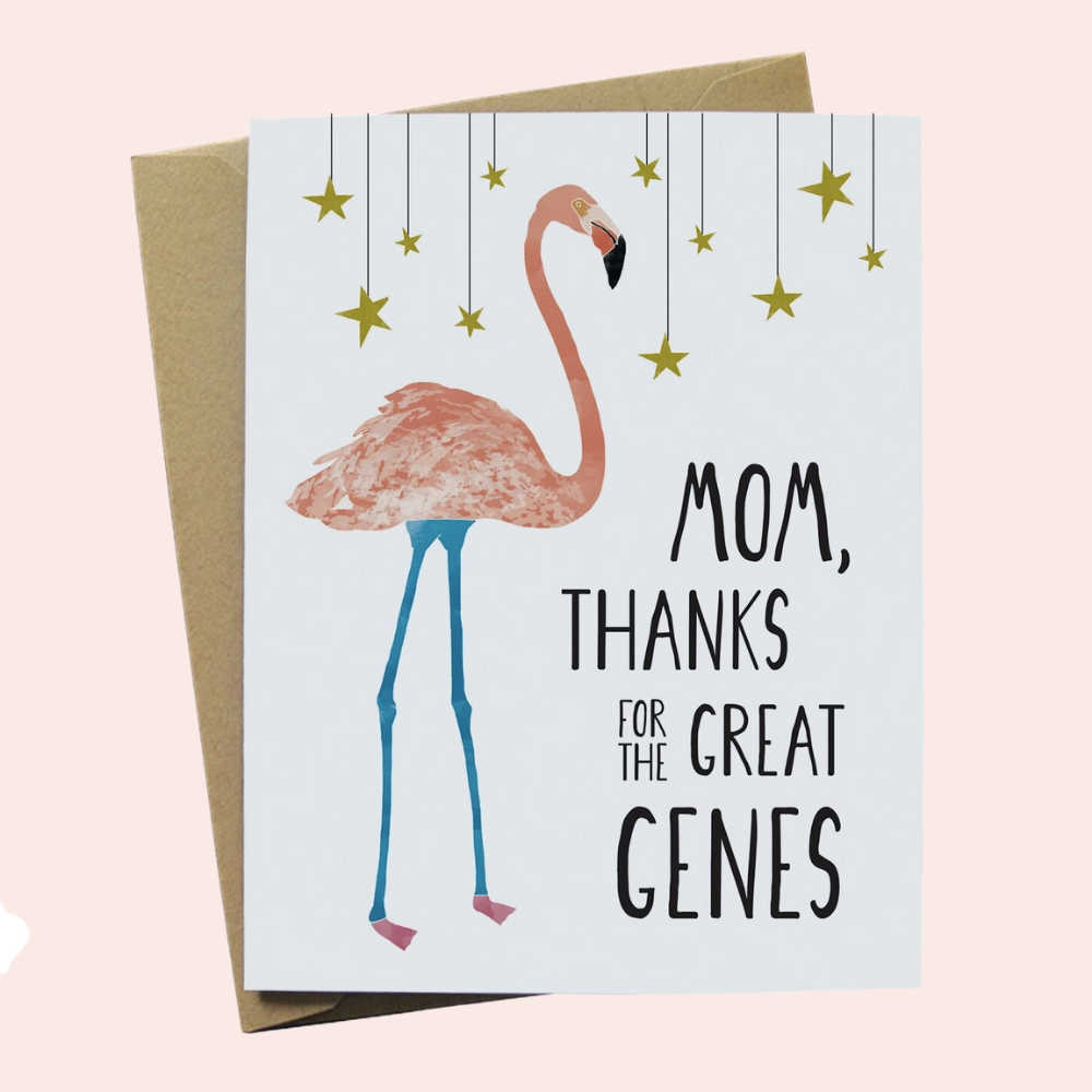 Flamingo Mother's Day Card