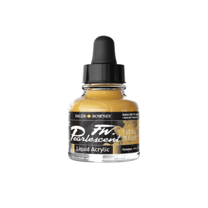 FW Pearlescent Liquid Acrylic Ink 1oz - Autumn Gold