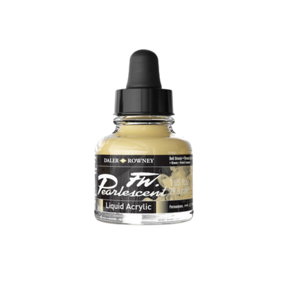 FW Pearlescent Liquid Acrylic Ink 1oz - Bell Bronze