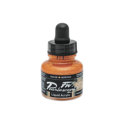 FW Pearlescent Liquid Acrylic Ink 1oz - Birdwing Copper