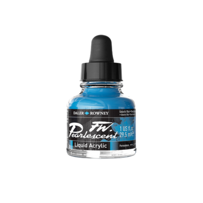 FW Pearlescent Liquid Acrylic Ink 1oz - Galactic Blue