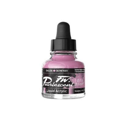 FW Pearlescent Liquid Acrylic Ink 1oz - Sundown Magenta
