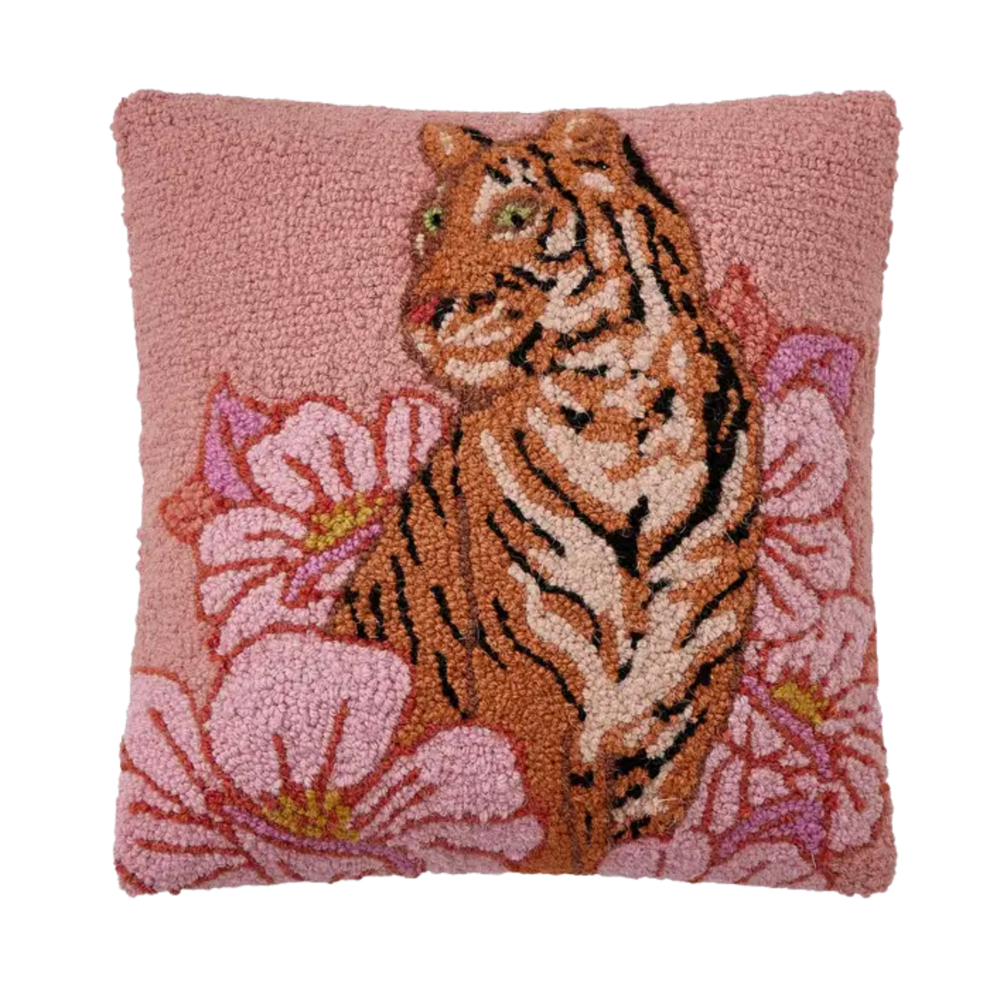 Blushing Tiger Hook Pillow