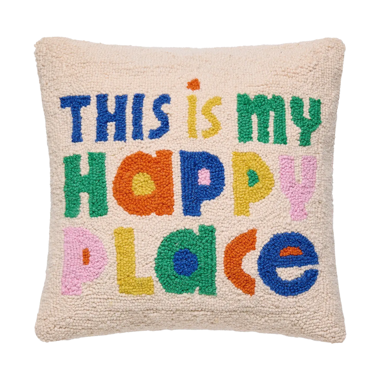 This Is My Happy Place Hook Pillow